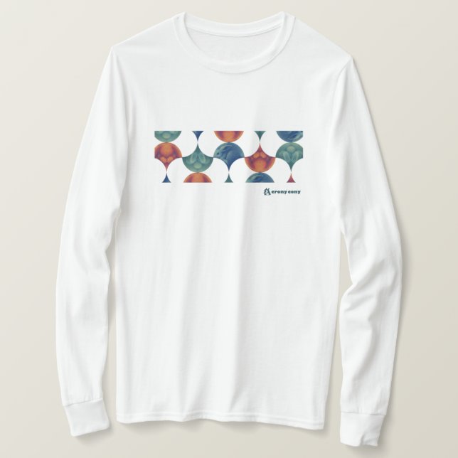 Tシャツ ウサギの扇模様 Tshirt - Rabbit Fan Pattern -  (Design Front)