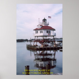T03001, DRUM POINT LIGHTHOUSE - SOLOMONS ISLAND... POSTER
