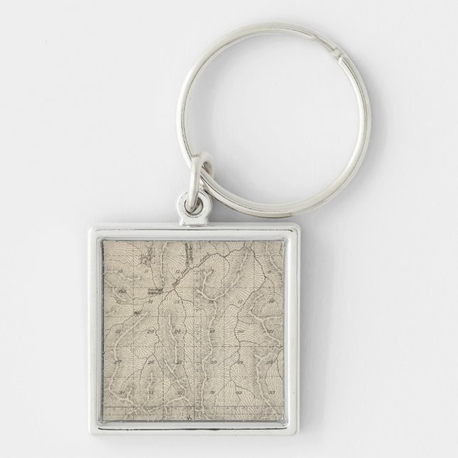 T1415S R3031E Tulare County Section Map Key Ring (Front)