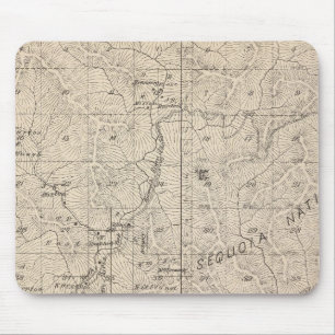 T1617S R2829E Tulare County Section Map Mouse Pad