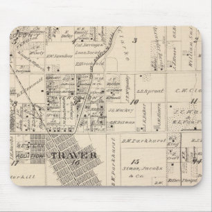 T17S R23E Tulare County Section Map Mouse Pad