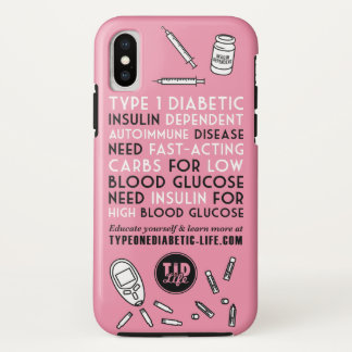 T1d Alert [Pink] Case-Mate iPhone Case