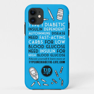 T1d Alert Tough Xtreme Case-Mate iPhone Case