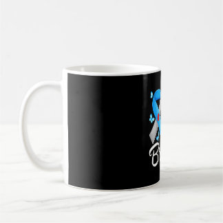 T1d brother type 1 diabetes awareness blue grey coffee mug