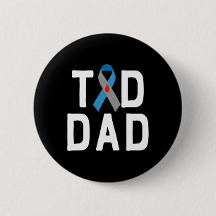 T1d Dad Type 1 Diabetes Awareness Insulin Family S 6 Cm Round Badge