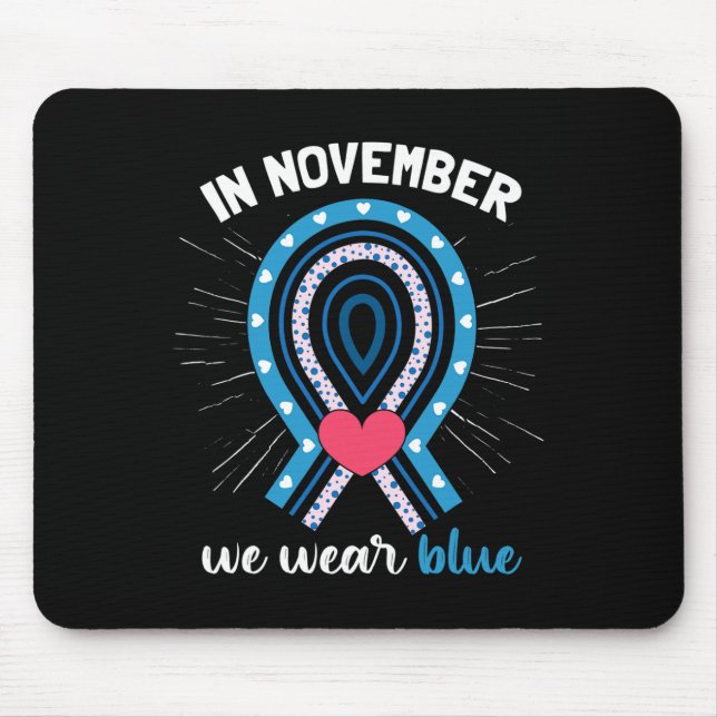 T1D Diabetes Awareness t Diabetes Awareness Day T1 Mouse Pad (Front)
