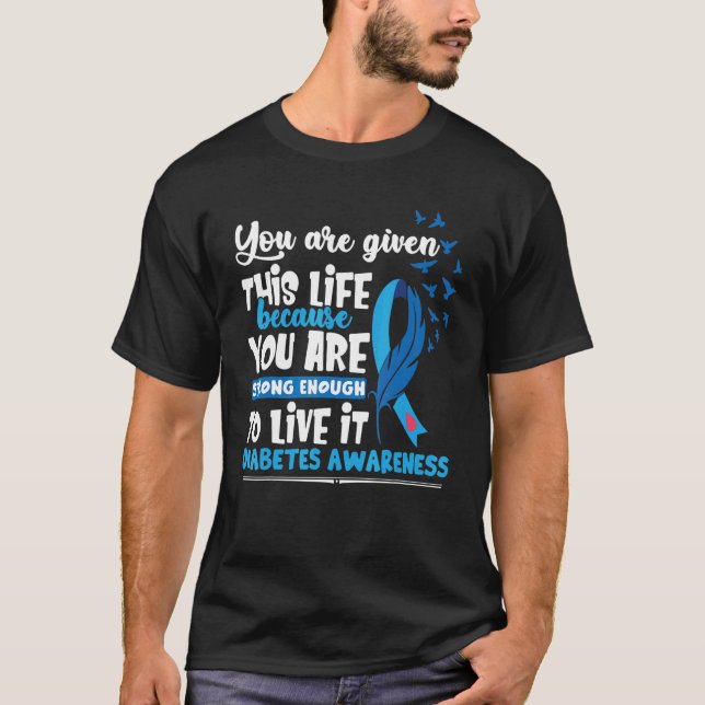 T1D Diabetes Awareness T-Shirt (Front)