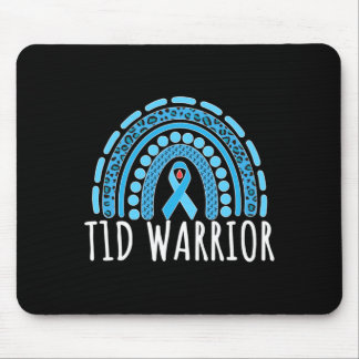 T1d Diabetes Warrior Rainbow Type 1 Diabetes Mouse Pad