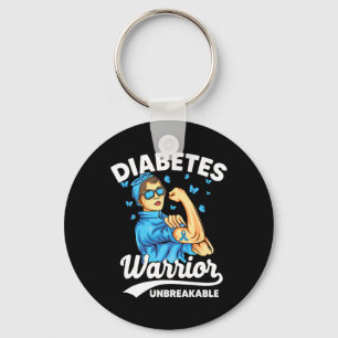 T1d Diabetes Warrior Unbreakable Type 1 Diabetes A Key Ring