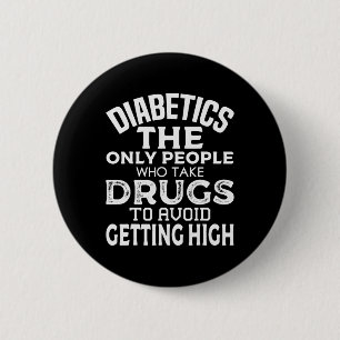 T1d Diabetic Type 1 Diabetes Awareness Men Women K 6 Cm Round Badge