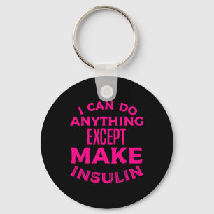 T1D Diabetic Type 1 Diabetes Awareness Men Women K Key Ring