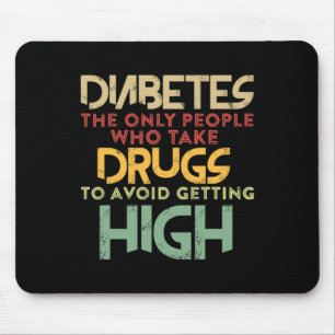 T1d Diabetic Type 1 Diabetes Awareness Men Women K Mouse Pad