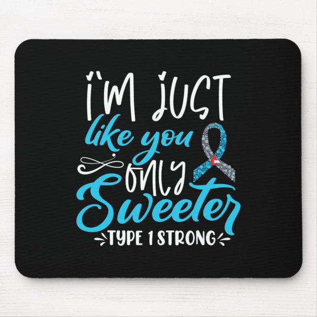 T1d Kids Diabetes Awareness  Mouse Pad (Front)