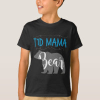 T1d Mama Bear Type1 Diabetes T1 Mum Women Awarenes