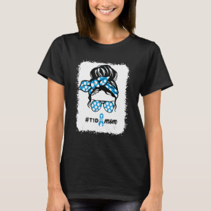 T1d Mom Type 1 Diabetes Awareness Month Blood Suga T-Shirt