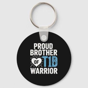 T1d Proud Brother Diabetes Awareness Type 1 Insuli Key Ring