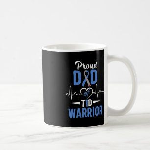 T1D Proud Dad Diabetes Awareness Type 1 Insulin Pa Coffee Mug