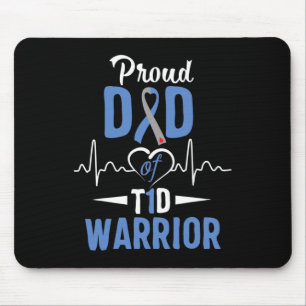 T1d Proud Dad Diabetes Awareness Type 1 Insulin Pa Mouse Pad