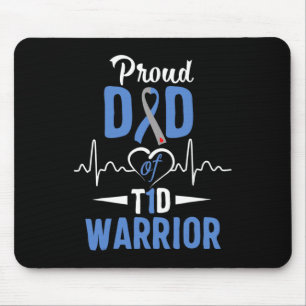 T1d Proud Dad Diabetes Awareness Type 1 Insulin Pa Mouse Pad