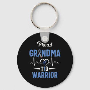 T1D Proud Grandma Diabetes Awareness Type 1 Insuli Key Ring