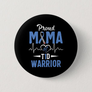 T1D Proud Mama Diabetes Awareness Type 1 Insulin P 6 Cm Round Badge