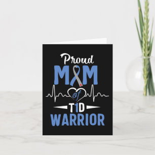 T1D Proud Mum Diabetes Awareness Type 1 Insulin Pa Card