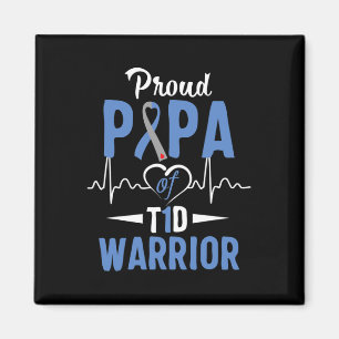 T1d Proud Papa Diabetes Awareness Type 1 Insulin P Magnet