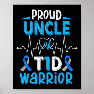 T1d Proud Uncle Diabetes Awareness Type 1 Insulin Poster