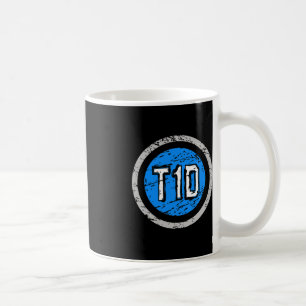 T1D Type 1 Superhero Emblem Diabetes Awareness Coffee Mug
