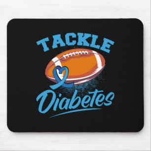 T1D Warrior Diabetes Awareness Tackle Diabetes 1 Mouse Pad