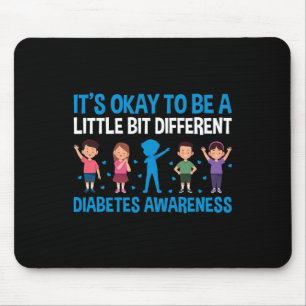 T1D Warrior Diabetes Support Diabetes Awareness Mouse Pad