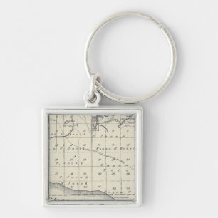 T2021S R2021E Tulare County Section Map Key Ring