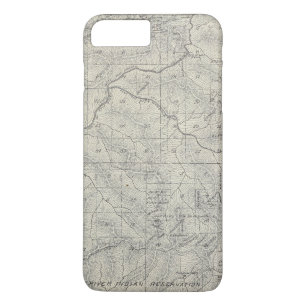 T2021S R3031E Tulare County Section Map Case-Mate iPhone Case
