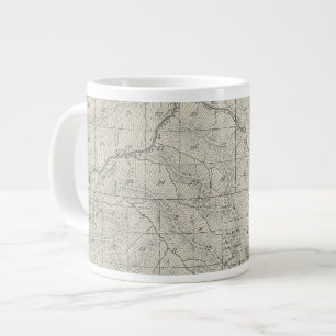 T2021S R3031E Tulare County Section Map Large Coffee Mug