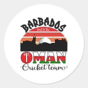 T20 Cricket Rdos Host To The Namibia Cricket Team  Classic Round Sticker