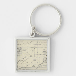 T20S R23E Tulare County Section Map Key Ring
