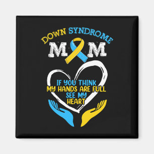 T21 World Down Syndrome Awareness Mum Magnet