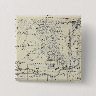 T21S R29E Tulare County Section Map 15 Cm Square Badge