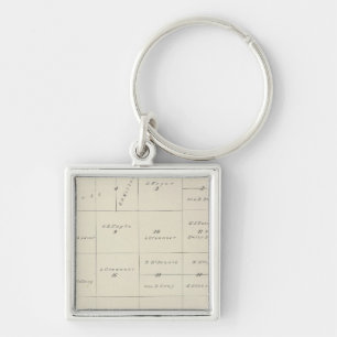 T23S R22E Tulare County Section Map Key Ring