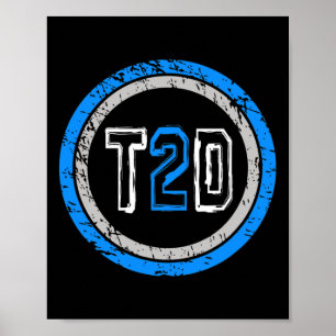 T2d Blue Emblem Type 2 Diabetes Awareness Poster