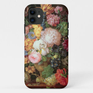 T30763 A Still Life of Flowers and Fruit (panel) iPhone 11 Case