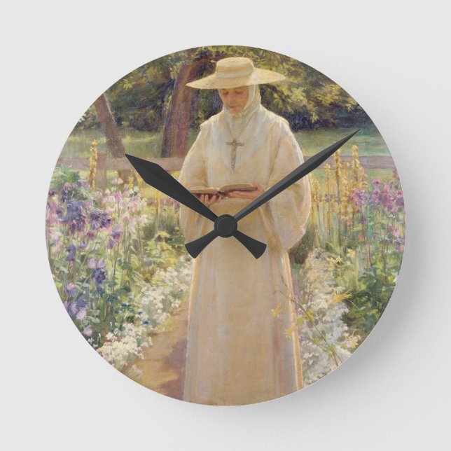 T30928 The Silent Life, 1880 Round Clock (Front)