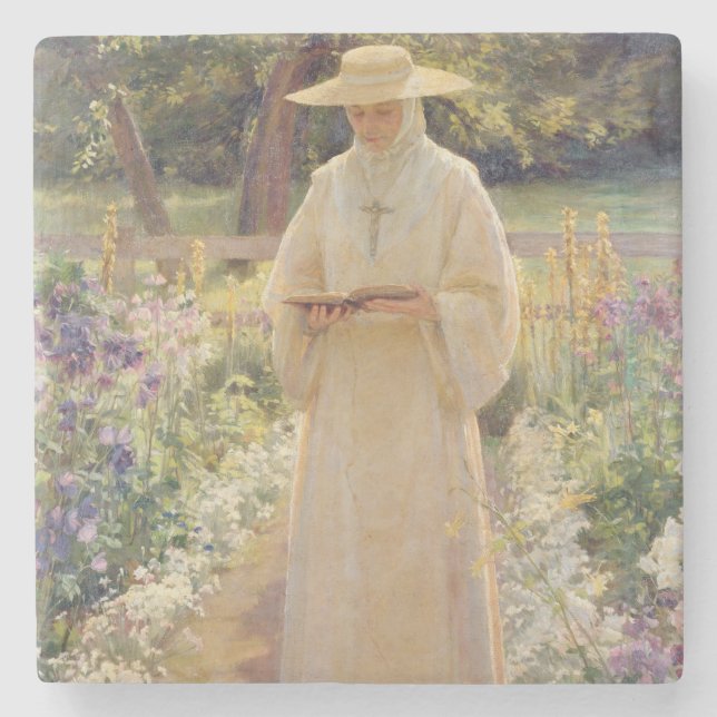 T30928 The Silent Life, 1880 Stone Coaster (Front)