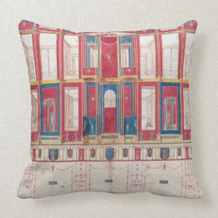 T31456 Study of a Roman Fresco, 1775 (w/c, gouache Cushion