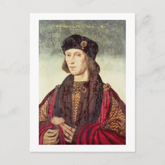 T31778 Portrait of Henry VII (1457-1509) Postcard (Front)
