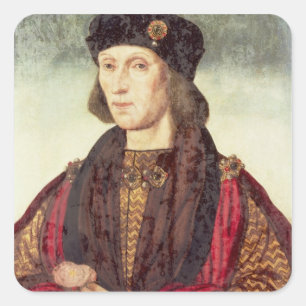 T31778 Portrait of Henry VII (1457-1509) Square Sticker