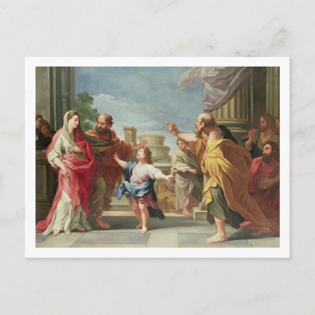 T32126 Christ Preaching in the Temple Postcard (Front)