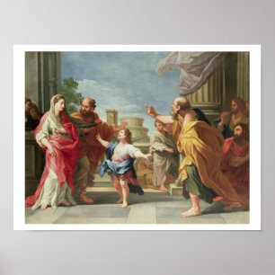 T32126 Christ Preaching in the Temple Poster