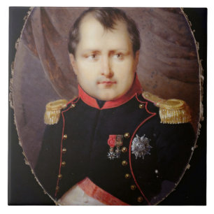 T34002 Portrait Miniature of Napoleon I (1769-1821 Tile