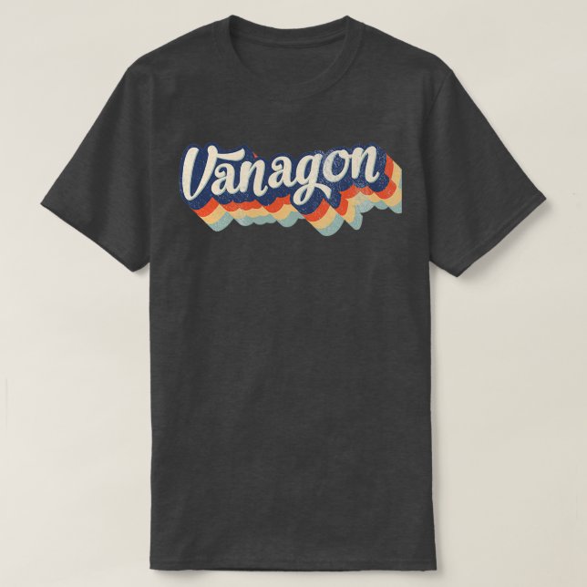 T3 Vanagon Retro 80s Bulli Bus  T-Shirt (Design Front)
